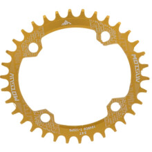 MOTSUV 104BCD MTB Bike Chainring 34T Oval Narrow Wide Crank Star Ring Disc Cycling Parts Set Gold