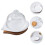 1Set Glazen Display Met Onderplaat, Perfect Voor 5