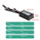 Three-Mode Ebike Sine Wave Controller 15A 36V/48/52V with S866 LCD Color Display Electric Bike Motor Conversion Kit 10