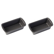 2St Brödform Rektangel Rostat Bröd Brödform Tårtform Kolstål Limpa Bakverk Bakning Grädde DIY Non Stick Pan Bakning(S)