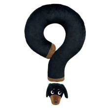 Dachshund Question Mark Pillow Long Nap Pillow Student Dormitory Airplane Travel Neck Pillow New Year Gift A