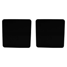 2pcs Silica Gel Absorbent Mat for Ice Maker Bottom Non-Slip Drying Pad Kitchen Appliance 37.5x37.5cm Black