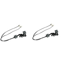 2PCS MOC Power Functions Parts LED Light Link Cable 8870 Compatible with Legoeds 8869 Car Train Light