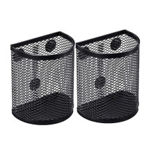 Porta-Canetas Magnético para Geladeira, Cesta de Malha Metálica, Caixa de Armazenamento, Cesta de Armazenamento Magnética, Cesta de Armazenamento B