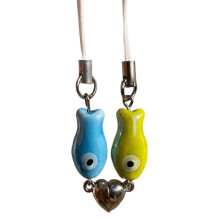 Valentine'S Day Fish Pendant Mobile Phone Bag Pendant Holiday Souvenir Gift for the Loved One Gift &Green