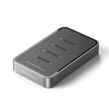 Blueendless 4-Bay M.2 NVMe/ SSD Docking Station USB 3.1 Type C 10Gbps M2 NVME PCie NGFF Dual Protocol SSD Case EU Plug