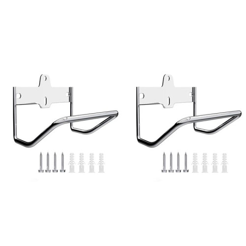 2X Support pour Échelle, Crochet de Rangement pour Échelle, Support Mural Polyvalent pour Garage, Support Utilitaire Robuste 1