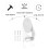 1Pc Wall Ironing Board Rack White Pbt Material Home Wall Mount Holder 11