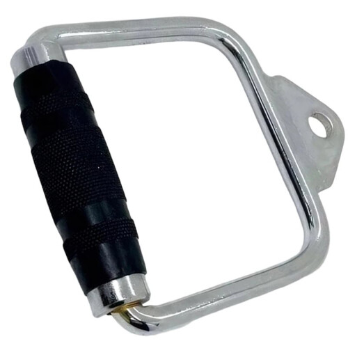 Pulldown-Kabelmaskin i Stål med Triceps-Grepp i Gummi, D-Stångsgrepp för Viktlyftningsstänger, Halkfritt Grepp. 1