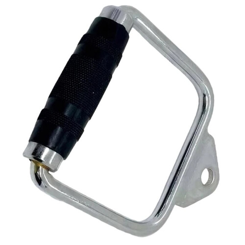 Pulldown-Kabelmaskin i Stål med Triceps-Grepp i Gummi, D-Stångsgrepp för Viktlyftningsstänger, Halkfritt Grepp. 2