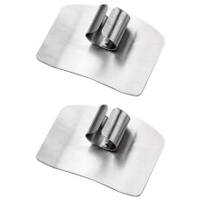 Vingerbescherming Beschermt Vinger Hand Gesneden Handbeschermer Mes Gesneden Vingerbescherming Roestvrijstalen Keukengereedschap