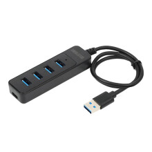 Concentrador USB 3.0 de Alta Velocidad de 4 Puertos y 50 cm, Adaptador Divisor USB, Base de Expansión para Raspberry Pi 5/JETSON Robot Car