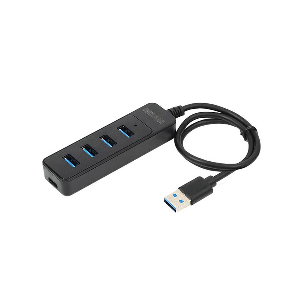4-Port High-Speed Usb 3.0 Hub 50Cm Usb Splitter Adapter, Expansion Dock For Raspberry Pi 5/Jetson Robot Car 4712139522525