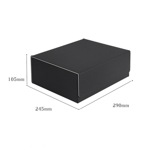 2X 1800+ Card Deck Case for Trading Cards, Magnetic Card Storage Box Top Side-Loading Deck Case Game Cards Box 2