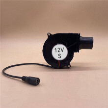 2X 7530 PWM Air Blower 12V 0.2A AC Powered Fan pour BBQ Camping Picnic Fire Tools