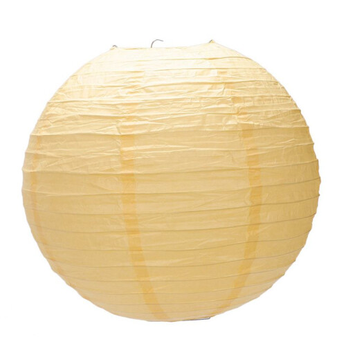 4 x Abajur de Lanterna de Papel Japonês Chinês para Festa de Casamento, 40 cm (16 Polegadas) Amarelo Profundo 1