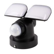 Bright Source 20w 3CCT LED Twin Spot Security Light - PIR Sensor - Twin Pack