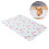 Cozy Throw Blanket Multi Machine Washable For Puppies 1pack 5