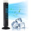 2X Portable Air Cooler Fan,Streamlined Tower Fan with LED,Powerful Wind,Space-Saving, USB Interface Black 3