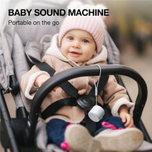Portable Sound Machine,Travel Sound Machine,15 Non-Looping Sound Timer and Memory ,  White Noise Machine