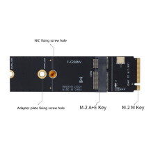 2X NGFF M.2 A/A+E Key Slot to M.2M Key PCIe PCI-Express WiFi Card Adapter NVMe Wireless LAN Card Adapter