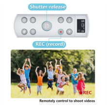 For Camera Wireless Remote Control Rechargeable Shutter Release with OLED Screen for ZV-E10, A6700, A6400, A9III