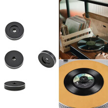 Turntable Adapter Solid 45 RPM Vinyl Turntable Adapter 7 Inch Vinyl Records Adapter Player Phonograph Accessories