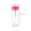 6 Pcs 100ml Push Down Plastic Nail Polish Remover Dispenser Bottles 3
