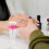 6 Pcs 100ml Push Down Plastic Nail Polish Remover Dispenser Bottles 6