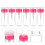 6 Pcs 100ml Push Down Plastic Nail Polish Remover Dispenser Bottles 8