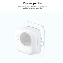 For GO Ultra Stickers Snap- Design with Adhesive Base Securely Fixes Single Camera for Shooting