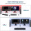 USB  2 in 2 Out, Sharing Keyboard, Mouse, Printer, Scanner, Webcam Between Two Computers, with External Controller 2