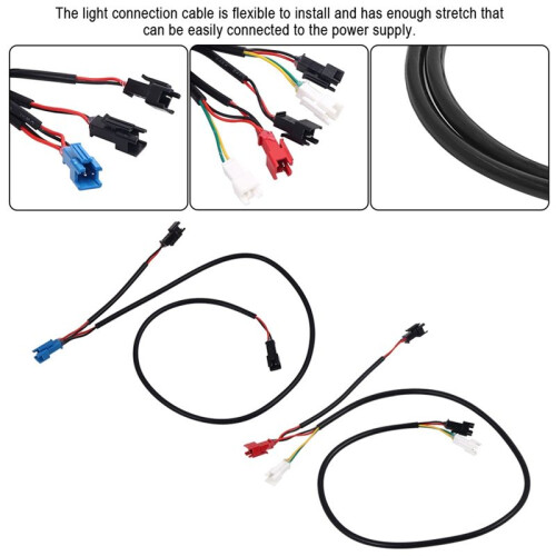 For  G2Master Electric Scooter Enhanced Lighting Cable Four-Side Corner  Light Connection Left 2