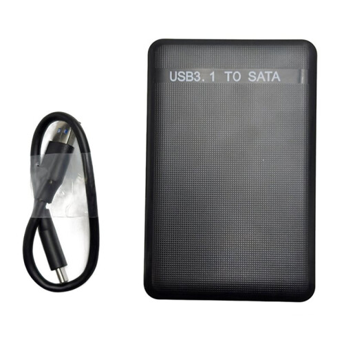 2.5"  to USB 3.1 Type-C HDD Enclosure Mobile Hard Drive Cases for SSD External Storage HDD Box Plug and 2