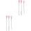 4Sets Robuste Nagelstab Multicolor Für Blumen & Feine Nail Art Muster 4