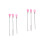 4Sets Robuste Nagelstab Multicolor Für Blumen & Feine Nail Art Muster 5