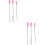 4Sets Robuste Nagelstab Multicolor Für Blumen & Feine Nail Art Muster 7