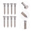 25Pcs Stainless Steel Outer Hex Lag Bolts Self-Tapping M6X40 3