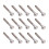 25Pcs Stainless Steel Outer Hex Lag Bolts Self-Tapping M6X40 4
