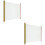 2Pcs Compact Folding Calligraphy Water Cloth White for Writing 8