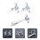 1Set Uomo Fermacravatta E in Argento Classici 3