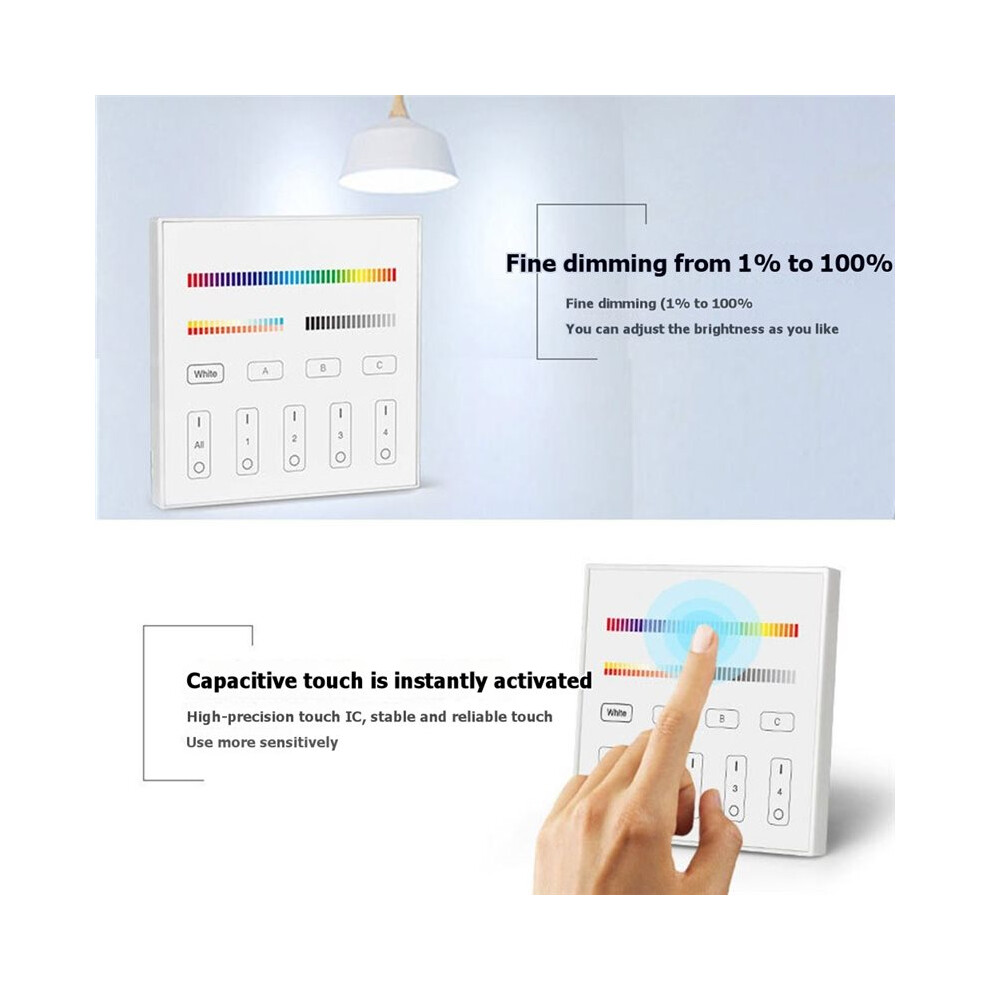 Dp3s Three-In-1 Touch Dimming Panel Rgb/Rgbw/Rgb+Cct Output Mode Dc12v 24V Dimmer 6033240965215