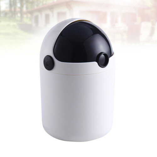 Trash Can Multifunctional For Home Use With Cover 1pc 1
