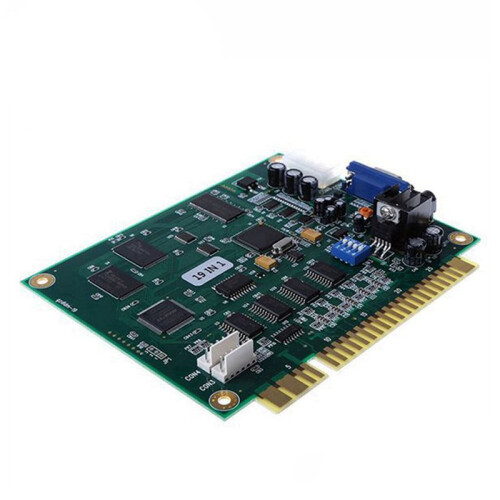 2X 19 in 1 Multicade PCB Arcade Classic Game Board VGA Output Arcade Game Board Horizontal Durable for Jamma Arcade