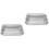 2Sets Backbleche Mit Edelstahl Abtropf- Und Kühlgitter Silber 4