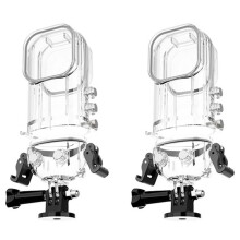 2X for Insta 360 X3 Waterproof Case Action Camera Accessories Diving Case 50 Meter Panoramic Camera Protective Case