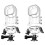 2X for Insta 360 X3 Waterproof Case Action Camera Accessories Diving Case 50 Meter Panoramic Camera Protective Case 1