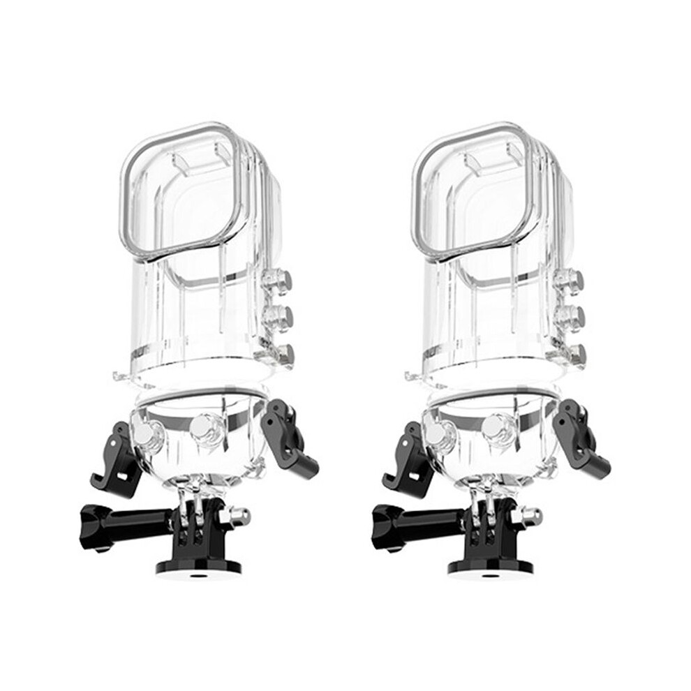 2X For Insta 360 X3 Waterproof Case Action Camera Accessories Diving Case 50 Meter Panoramic Camera Protective Case 6032402040098