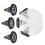 1Set Portable Black Plastic Crawfish Trap Reusable Fishing Net Cage 8