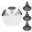 1Set Portable Black Plastic Crawfish Trap Reusable Fishing Net Cage 10